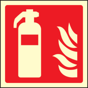 Fire extinguisher symbol