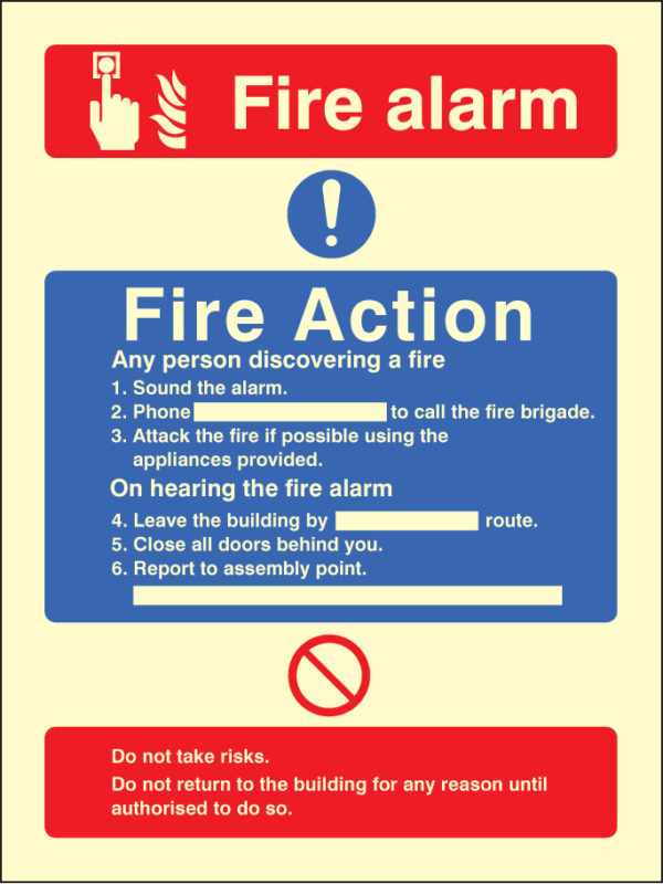 Fire action/call point without lift Size: E