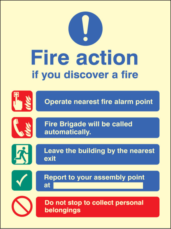 Fire action auto dial without lift