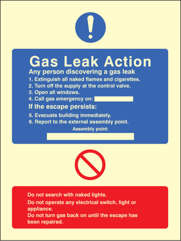 Gas leak action