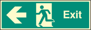 Exit left