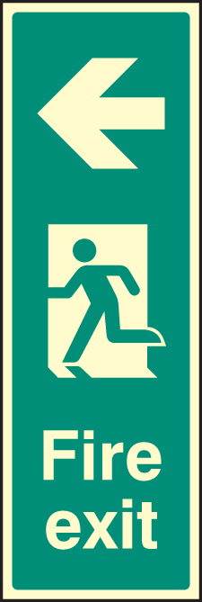 Fire exit left (portrait)