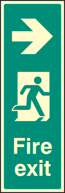 Fire exit right (portrait)