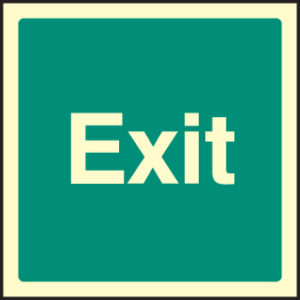 Exit text only