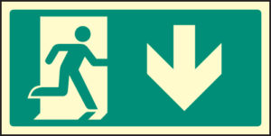 Arrow down intermediate marker