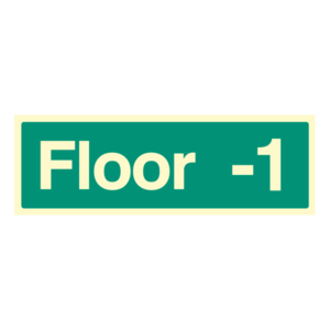 Floor and Stairway ID Signs Floor 1
