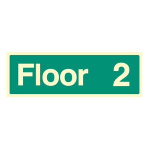 Floor and Stairway ID Signs Floor 2