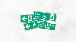 Emergency Escape Signs for the Disabled